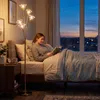 COSTWAY Stehlampe 180cm in Löwenzahnform, Stehleuchte mit Produktbild-Vorschau 8
