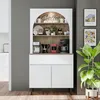 Roomart VENEDIK Küchenschrank 90 cm breit, Weiß-Eiche Produktbild-Vorschau 2