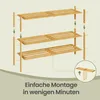 SONGMICS Bambus Schuhständer, stapelbares Schuhregal 3 Produktbild-Vorschau 14