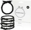 Nordstern Geflochtene Haargummis Schwarz 12er Set - Produktbild-Vorschau 1
