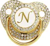 Ciuccio Baby Bling Golden clip lettera curva con Anteprima dell’immagine prodotto 4