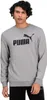 Puma Sweatshirt Essential Big Logo Crew Herren Grau Produktbild-Vorschau 3