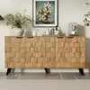Credenza moderna Sweiko a 4 ante, 160,5 x 35,5 x 78 cm - Anteprima dell’immagine prodotto 7