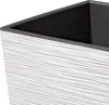 A close-up view of the top edge and textured exterior of a white planter. Náhľad obrázku produktu