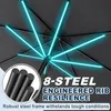350 cm aluminium parasol met handkurbel, UV-bescherming 40+ Productafbeelding-voorbeeld 5