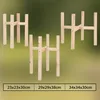 KOTARBAU® Blumenständer Holz natural Kreuz 23 x 23 x 30 cm Produktbild-Vorschau 8