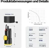 Wiltec Tauchpumpe mit Schwimmerschalter 1200 W, Produktbild-Vorschau 3