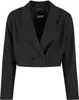 Urban Classics Blazer Damen Ladies Cropped Blazer schwarz L Produktbild-Vorschau 1