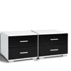 Nachttisch Nachtschrank Nachtkommode Boxspringbett 2er Set Produktbild-Vorschau 10