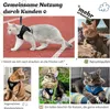 Supet Harnais pour chats avec laisse anti-fugue réglable S Voir les images du produit 5