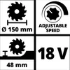 Einhell TE-CS 18/150 Li - Solo 15 cm czarny, czerwony 4200 Podgląd zdjęcia produktu 23