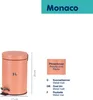 Kela Monaco, 3 liter, Rond, Kunststof, Perzik, Roze, Productafbeelding-voorbeeld 3