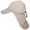 A beige cap with a long neck protector, shown against a white background. Anteprima dell’immagine prodotto