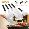Accessoires pour barbecue et plancha, lot de 29 pièces - Voir les images du produit 2