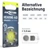 ANSMANN Hörgerätebatterien 10 gelb PR70,120 Stück Produktbild-Vorschau 2