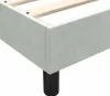 Boxspringbett mit Matratze Hellgrau 160x210 cm Samt Produktbild-Vorschau 9