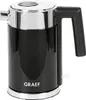 Graef WK 402 Edelstahlwasserkocher schwarz Produktbild-Vorschau 3