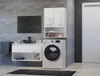 Armadietto superiore da bagno con scaffali MARGO - bianco Anteprima dell’immagine prodotto 5