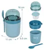 Set di 4 contenitori per muesli da portare con sé, con 3 Anteprima dell’immagine prodotto 4
