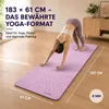 Esterilla de yoga FUNLIFE, 183 x 61 cm, 8 mm de grosor, de Vista previa de la imagen del producto 2