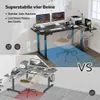 Dripex Schreibtisch elektrisch 180x110cm, L-förmiger Produktbild-Vorschau 4