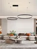 Immax NEO FINO NEW Smart – lampa wisząca z 2 kręgami, 60+80 Podgląd zdjęcia produktu 2
