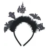 4x Halloween Glitzer Haarreif (Fledermaus, Geister, Katzen Produktbild-Vorschau 2