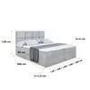 ALTDECOR Boxspringbett mit H4 Matratze und Topper - 200 x Produktbild-Vorschau 6
