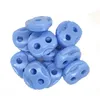 10 Kordelstopper mit zwei Löchern 20x20mm, Durchzug 5mm - Produktbild-Vorschau 1