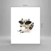 Poster - Poster ohne Rahmen - Waschbär Tasse Kinder - 40x50 Produktbild-Vorschau 4
