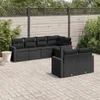 The Living Store 7-tlg. Garten-Sofagarnitur mit Kissen Produktbild-Vorschau 2