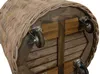 KRINES HOME Duży rattanowy kosz na rośliny okrągły pleciony Podgląd zdjęcia produktu 5
