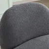 Loungesessel Emma aus Teddy Bouclé drehbar - Grau Produktbild-Vorschau 7