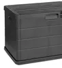 XL Auflagenbox Sitzbank 2 Personen Kunststoff  Anthrazit 340L Produktbild-Vorschau