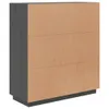 vidaXL Highboard Grau 100x40x108,5 cm Massivholz Kiefer -  Produktbild-Vorschau 10