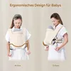 Ergonomische Babytrage, 4 Tragepositionen Kindertrage, Produktbild-Vorschau 5