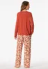 Schiesser Damen Schlafanzug lang Gr. 38  oliv Produktbild-Vorschau 2