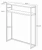 Yamazaki Konsolentisch Ablage mit 2 Ebenen Tower schwarz Produktbild-Vorschau 2