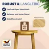 CASARIA® Barhocker 2er Set Holz Akazie Outdoor 75cm Produktbild-Vorschau 2