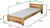 Bett Laura 90 x 200 cm, Erle Matratze: Ohne Matratze, Produktbild-Vorschau 4