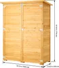 VEVOR Geräteschuppen 1400 x 600 x 1715 mm, großer Produktbild-Vorschau 8