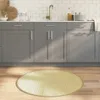 Teppich Rund Hell Natur 100 cm Bambus Produktbild-Vorschau 2