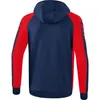 Erima Six Wings Trainingsjacke mit Kapuze New Navy/Rot - 34 Produktbild-Vorschau 5