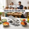 STONELINE® Gemüsehobel Set 9-teilig | Grau Produktbild-Vorschau 9