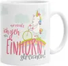 Tasse Einhorn auf Fahrrad "Mir reichts ich geh mein Einhorn Produktbild-Vorschau 1