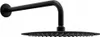 Mexen Slim soffione doccia 30 cm con braccio doccia, nero - Anteprima dell’immagine prodotto 1