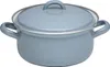 Riess Emaille Kasserolle mit Deckel Ø 22 cm, 3 l Pure Grey Produktbild-Vorschau 2
