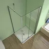 Falttürx Seitenwand :120x90cmxH.195cm Eckig Duschkabinen Produktbild-Vorschau 5