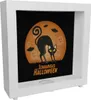 Schauriges Halloween Rahmen Spardose aus Holz mit schwarzer Produktbild-Vorschau 1