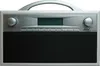ELTA DAB+ Radio MP3 Wecker LCD-Display Holzgehäuse  Silber/ Produktbild-Vorschau 2